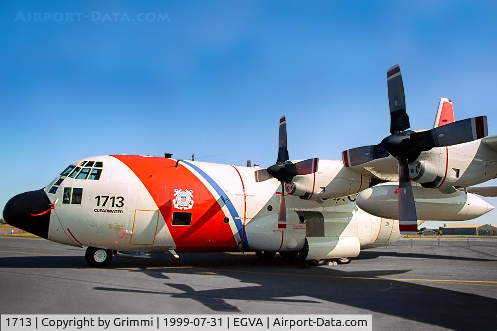 1713, 1984 Lockheed HC-130H Hercules C/N 382-5034, Another nice one in the Hercules-Corner of RIAT 1999 - Clearwater