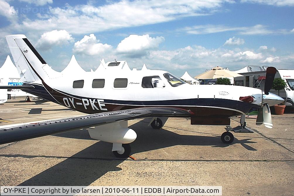 OY-PKE, 2008 Piper PA-46-500TP Malibu Meridian C/N 4697350, Berlin Air Show 11.6.2010