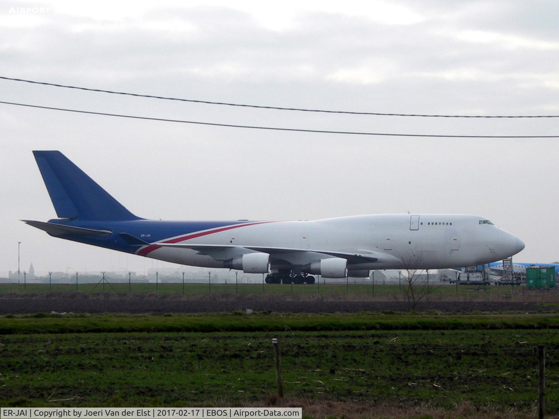 ER-JAI, 1996 Boeing 747-412/BDSF C/N 26562, Ostend Airport