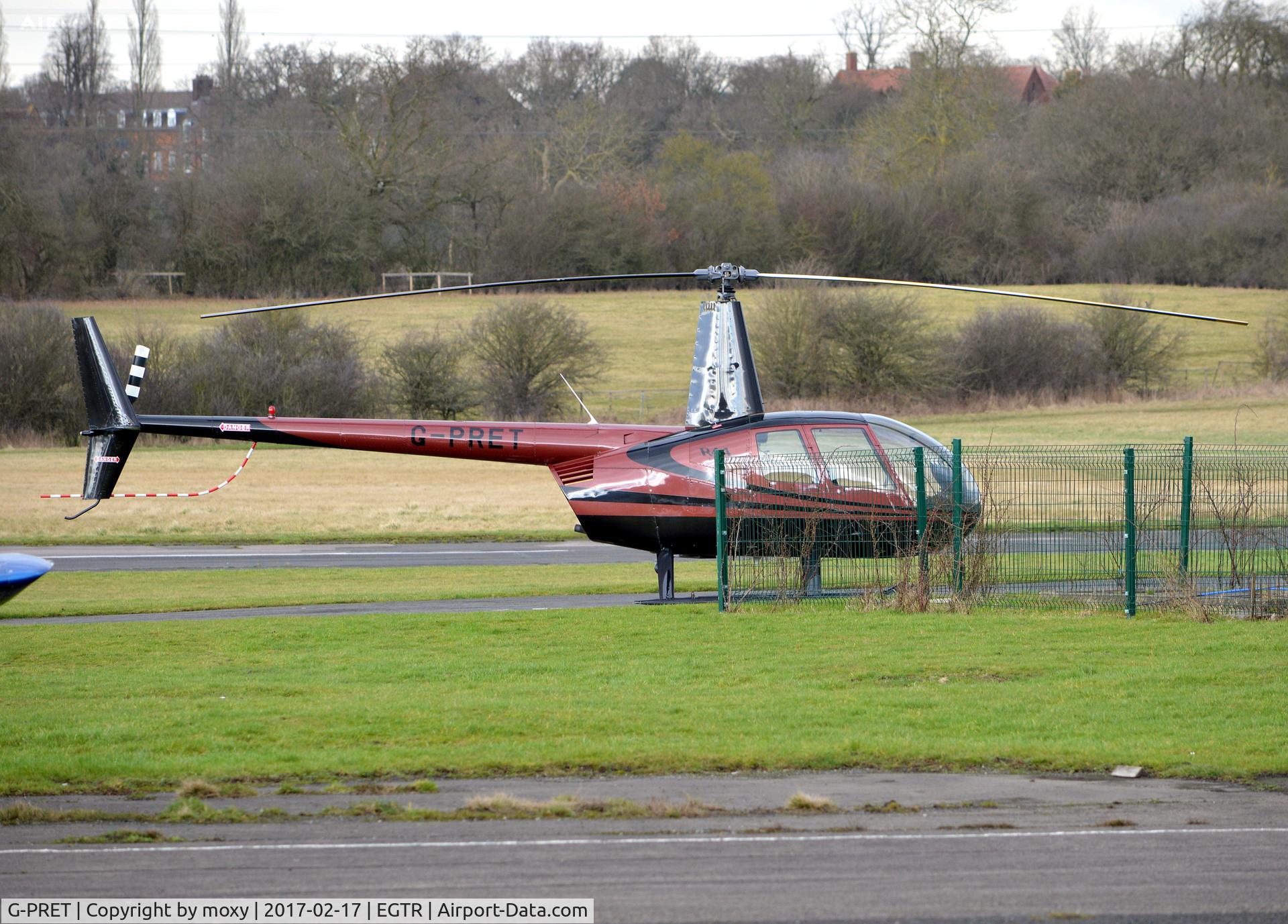 G-PRET, 1997 Robinson R44 Astro C/N 0381, Robinson R44 Astro at Elstree.