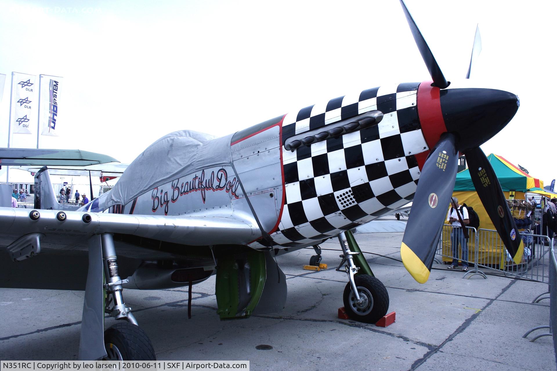 N351RC, 1951 Commonwealth CA-18 Mustang 22 (P-51D) C/N CACM-192-1517, Berlin Air Show 11.6.2010