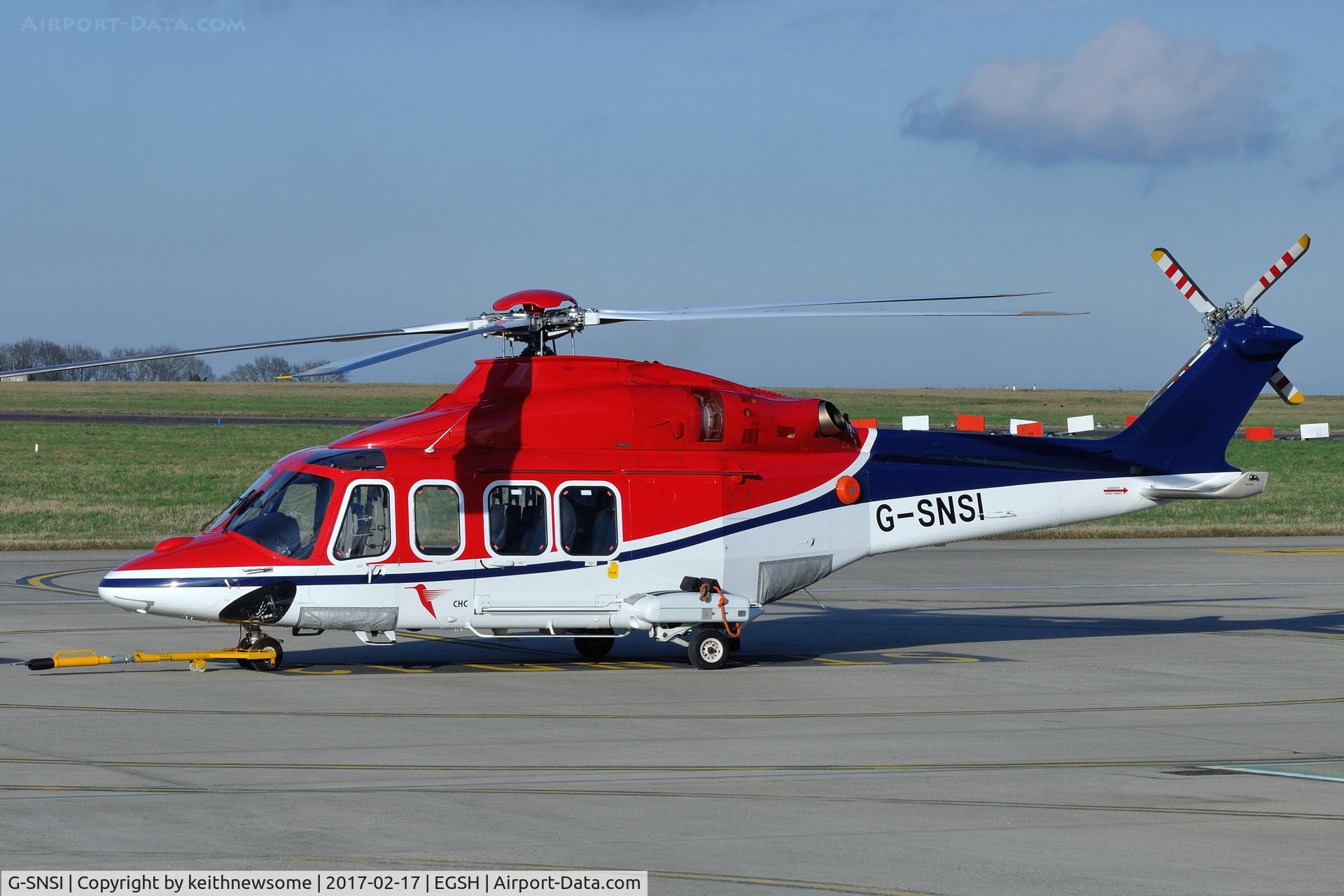 G-SNSI, 2013 AgustaWestland AW-139 C/N 31479, Awaiting a tow.