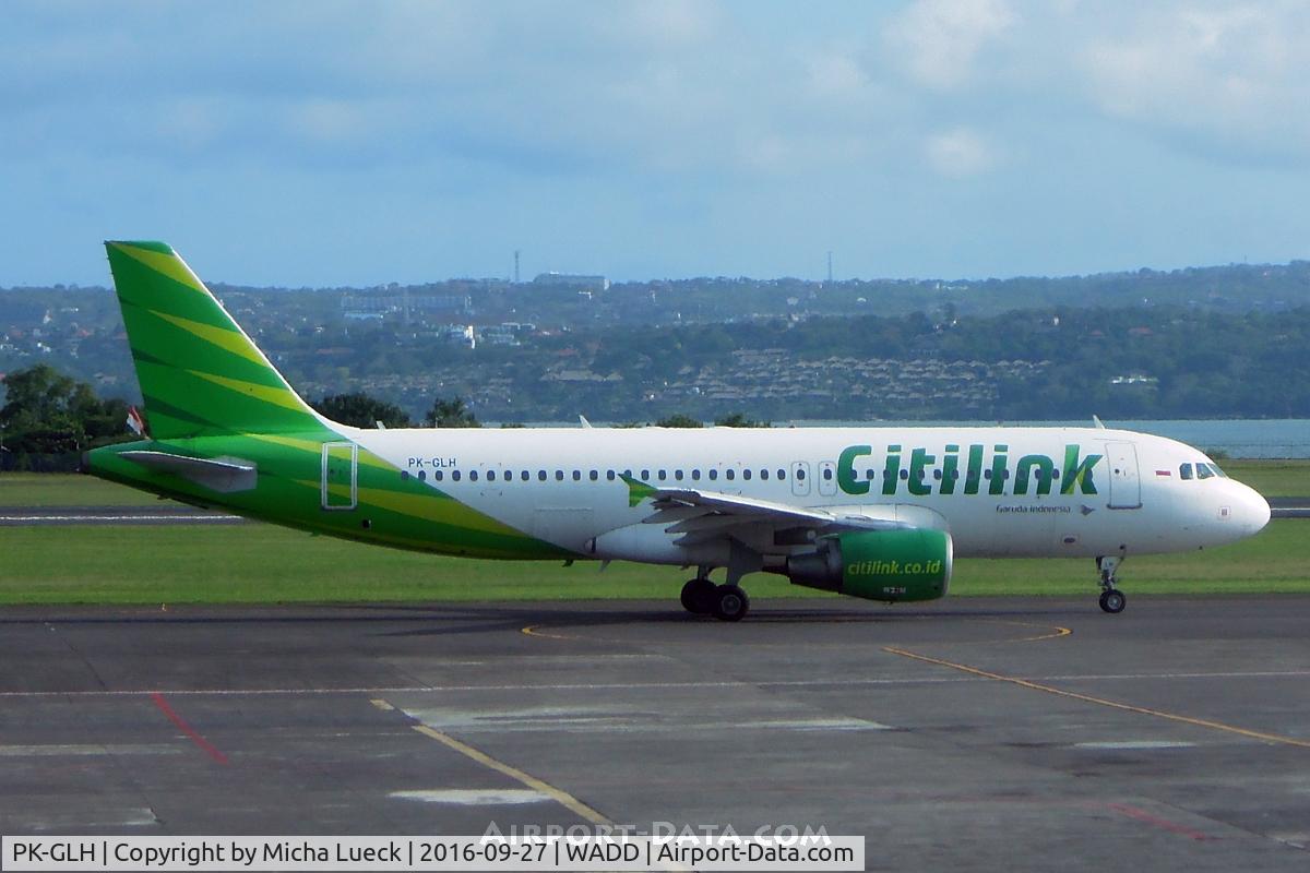 PK-GLH, 2007 Airbus A320-214 C/N 3147, At Denpasar