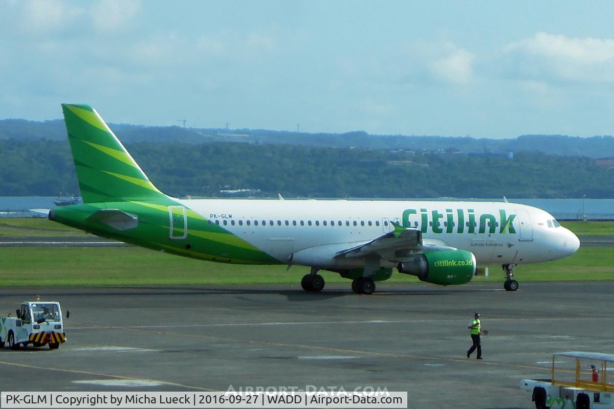 PK-GLM, 2012 Airbus A320-214 C/N 5394, At Denpasar