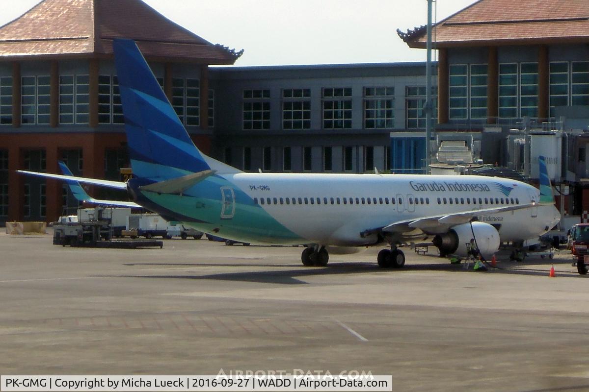PK-GMG, 2010 Boeing 737-8U3 C/N 30141, At Denpasar