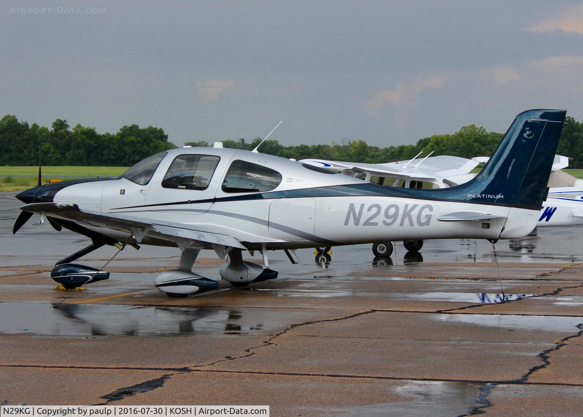 N29KG, 2014 Cirrus SR22 C/N 4148, At Downtown Shreveport.