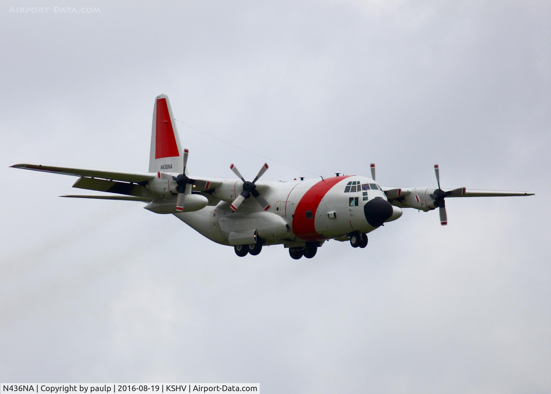 N436NA, 1986 Lockheed HC-130H Hercules C/N 382-5104, At Shreveport Regional.