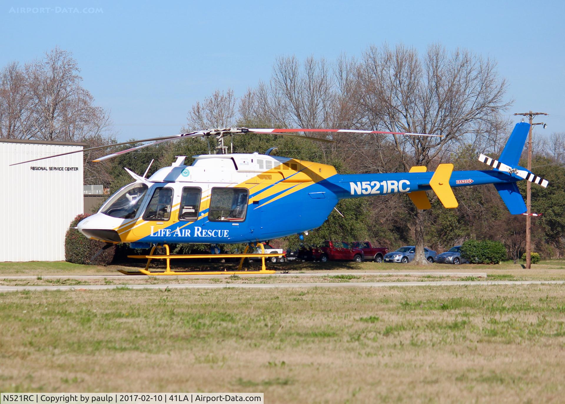 N521RC, 2014 Bell 407 C/N 54496, At Metro Aviation.