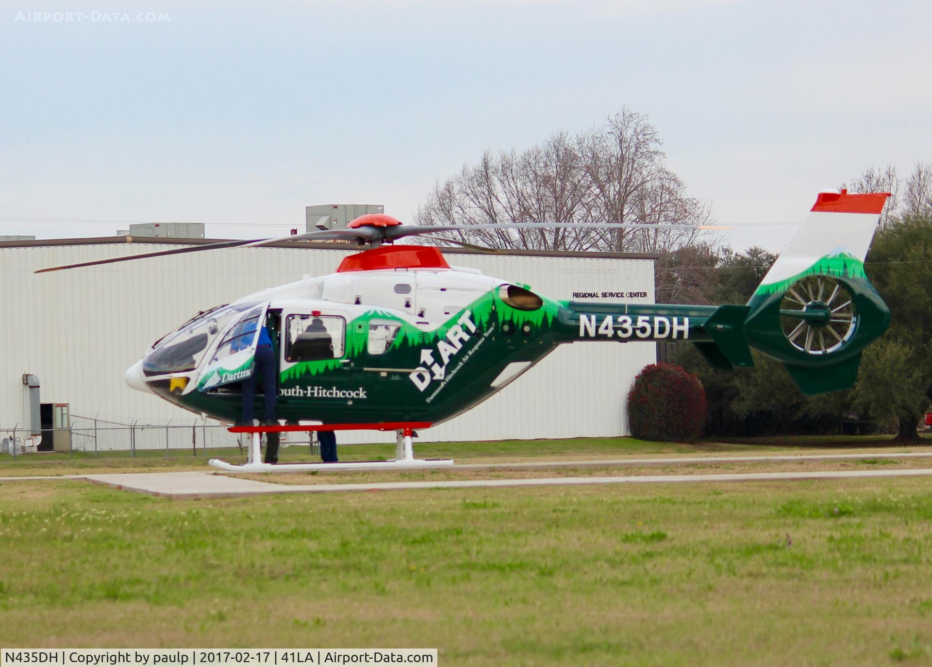 N435DH, 2016 Airbus Helicopters EC-135P-2+ C/N 1233, At Metro Aviation.
