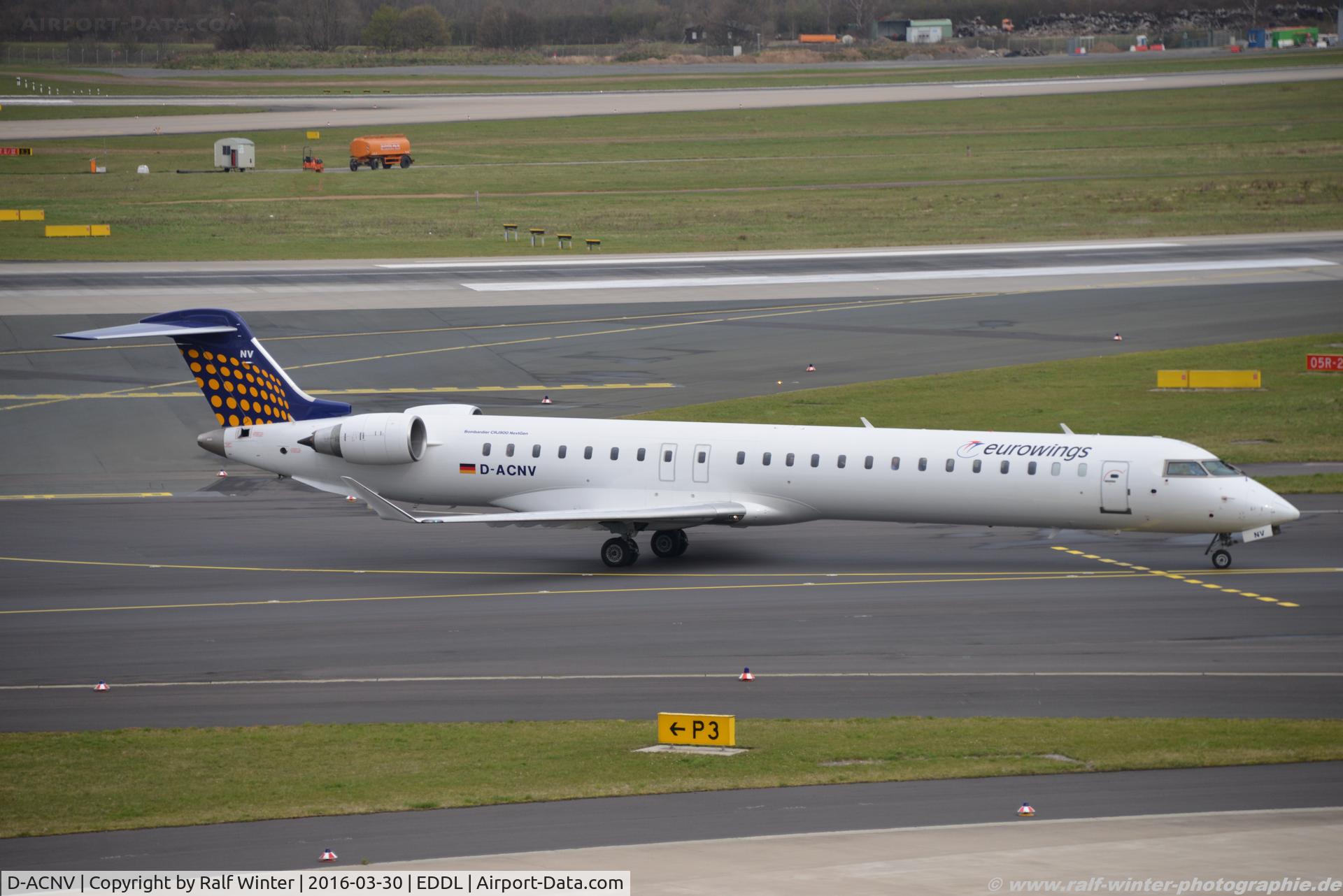 D-ACNV, 2011 Bombardier CRJ-900LR (CL-600-2D24) C/N 15268, Bombardier CL-600-2D24 CRJ-900 - EW EWG Eurowings 'Luftansa Regional' - 15268 - D-ACNV - 30.03.2016 - DUS