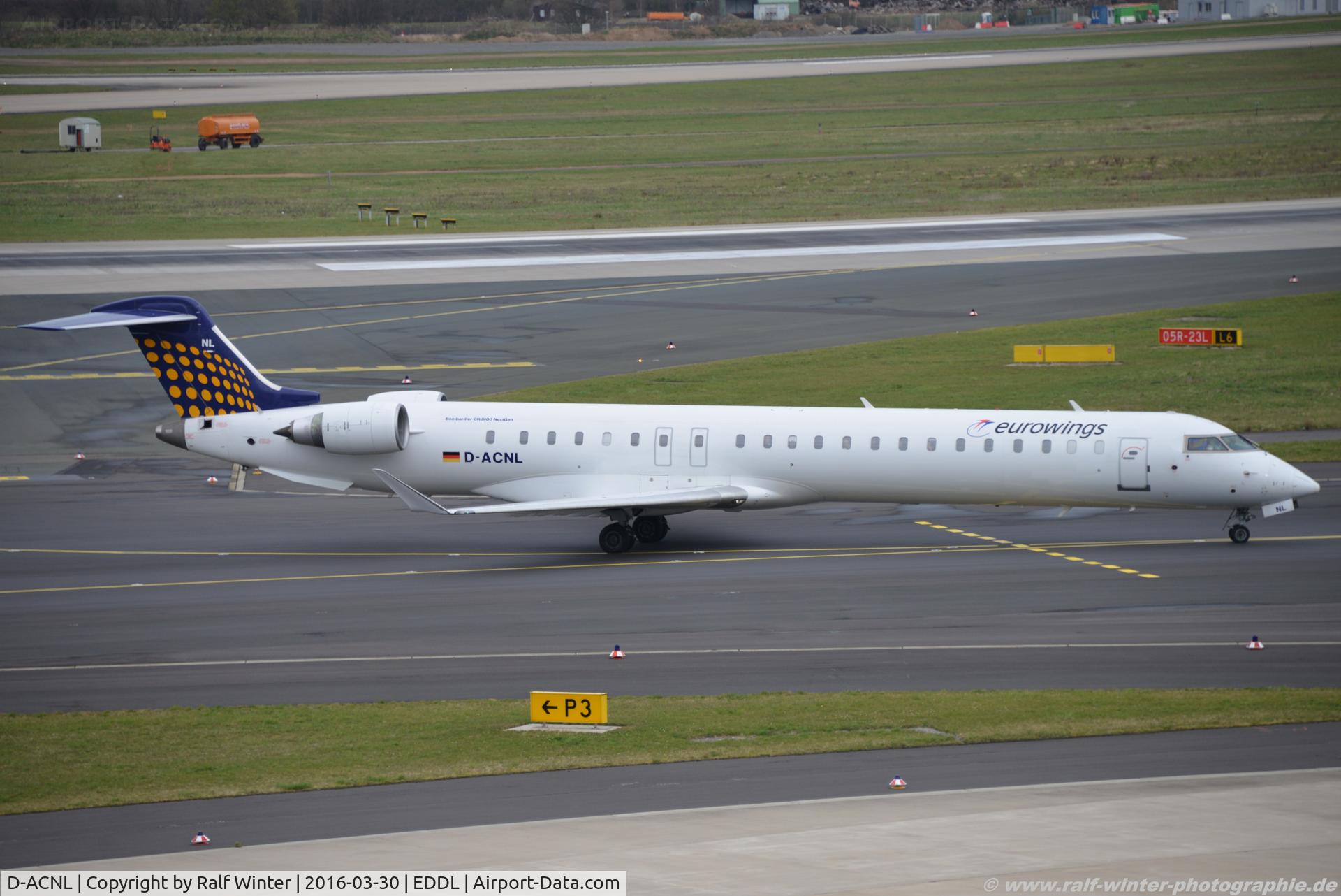 D-ACNL, 2010 Bombardier CRJ-900 NG (CL-600-2D24) C/N 15252, Bombardier CL-600-2D24 CRJ-900LR EW EWG Eurowings 'Lufthansa Regional' - 15252 - D-ACNL - 30.03.2016 - DUS