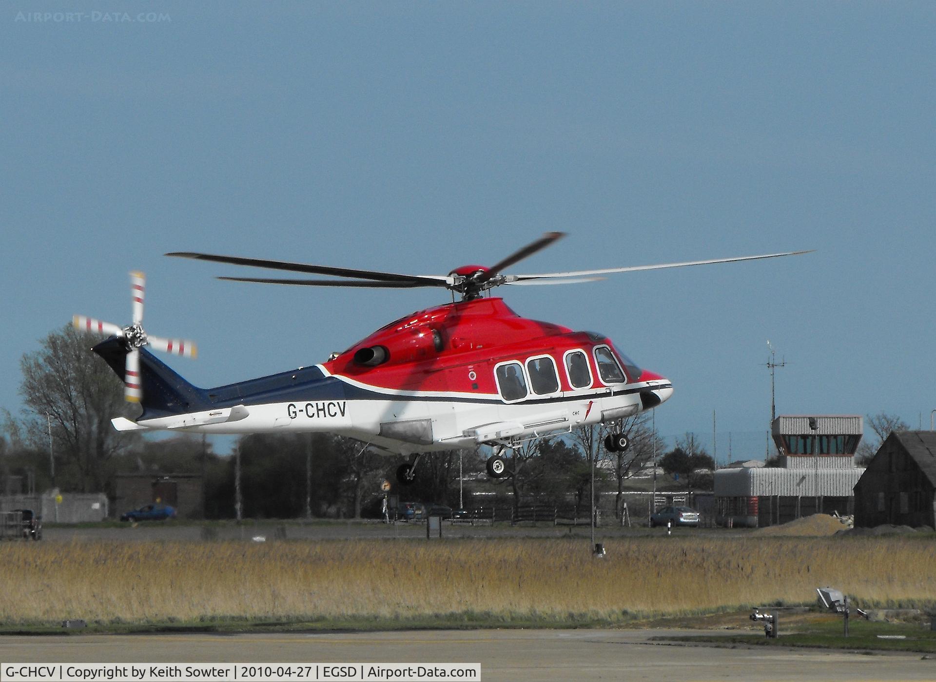 G-CHCV, 2007 AgustaWestland AW-139 C/N 41005, North Denes Heliport