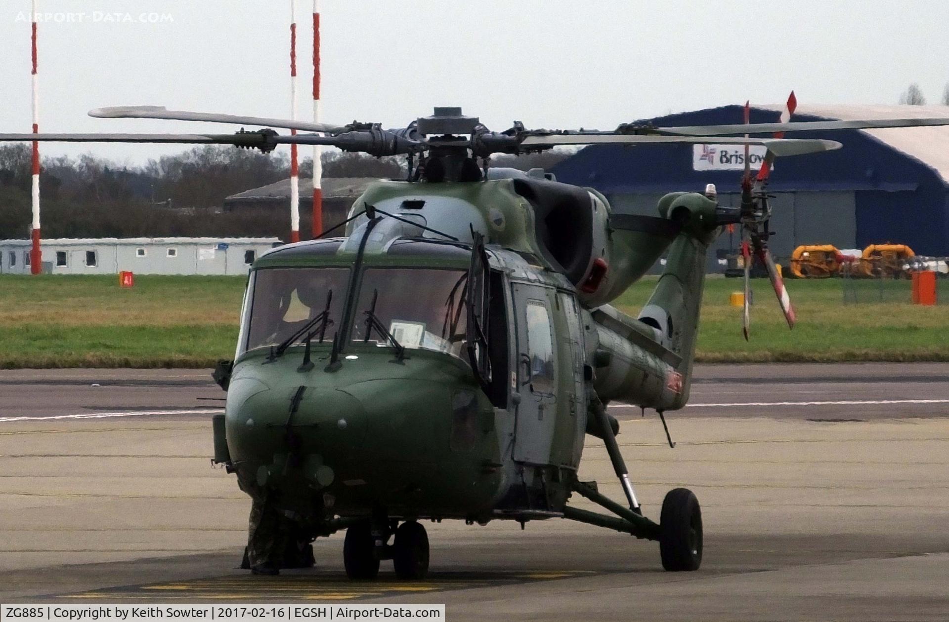 ZG885, 1991 Westland Lynx AH.9 C/N 347, Military visitor