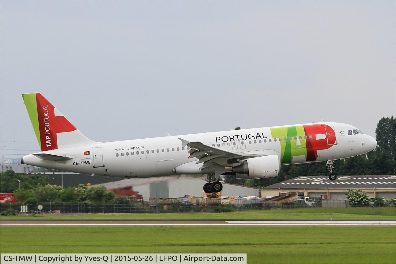 CS-TMW, 2001 Airbus A320-214 C/N 1667, Airbus A320-214, Landing rwy 06, Paris-Orly airport (LFPO-ORY)