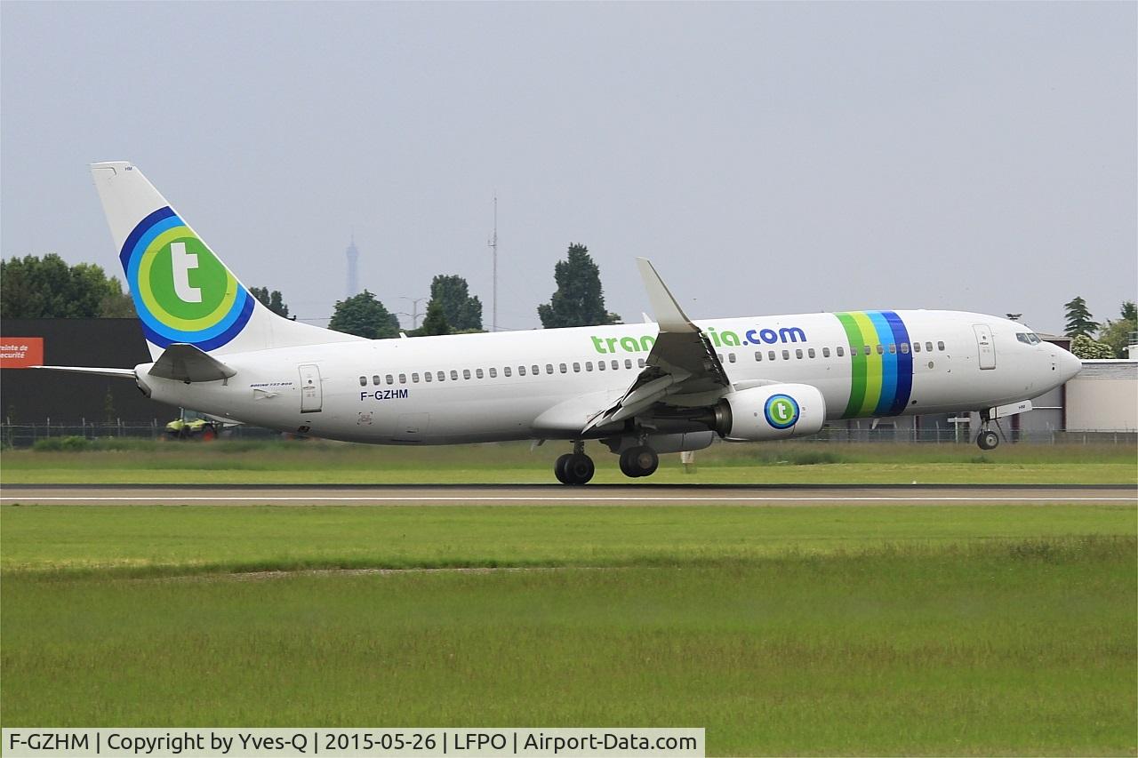 F-GZHM, 2014 Boeing 737-8K2 C/N 37792, Boeing 737-8K2, Landing rwy 06, Paris-Orly airport (LFPO-ORY)
