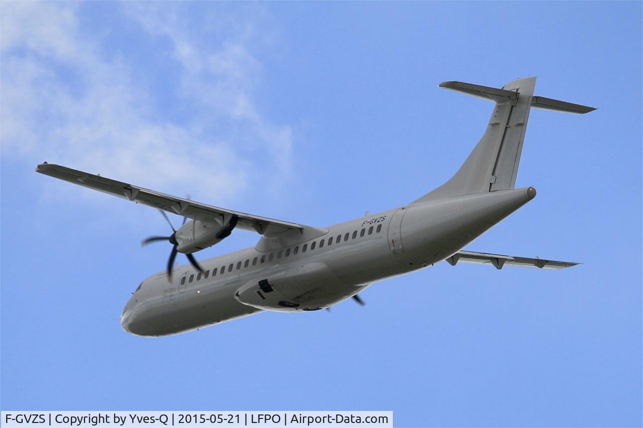 F-GVZS, 2007 ATR 72-212A C/N 761, ATR 72-212A, Take off rwy 24, Paris-Orly airport (LFPO-ORY)
