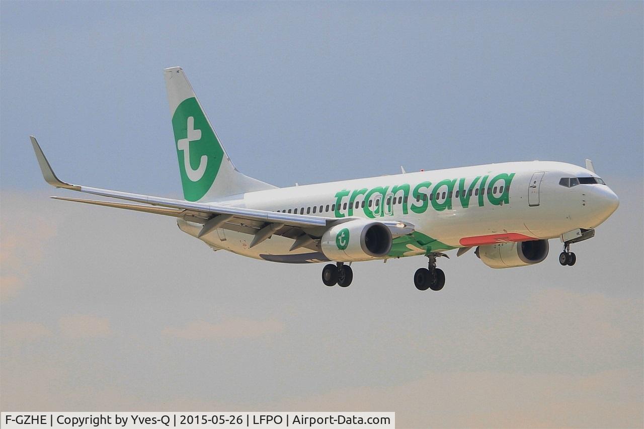 F-GZHE, 2008 Boeing 737-8K2 C/N 29678, Boeing 737-8K2, Short approach rwy 06, Paris-Orly airport (LFPO-ORY)