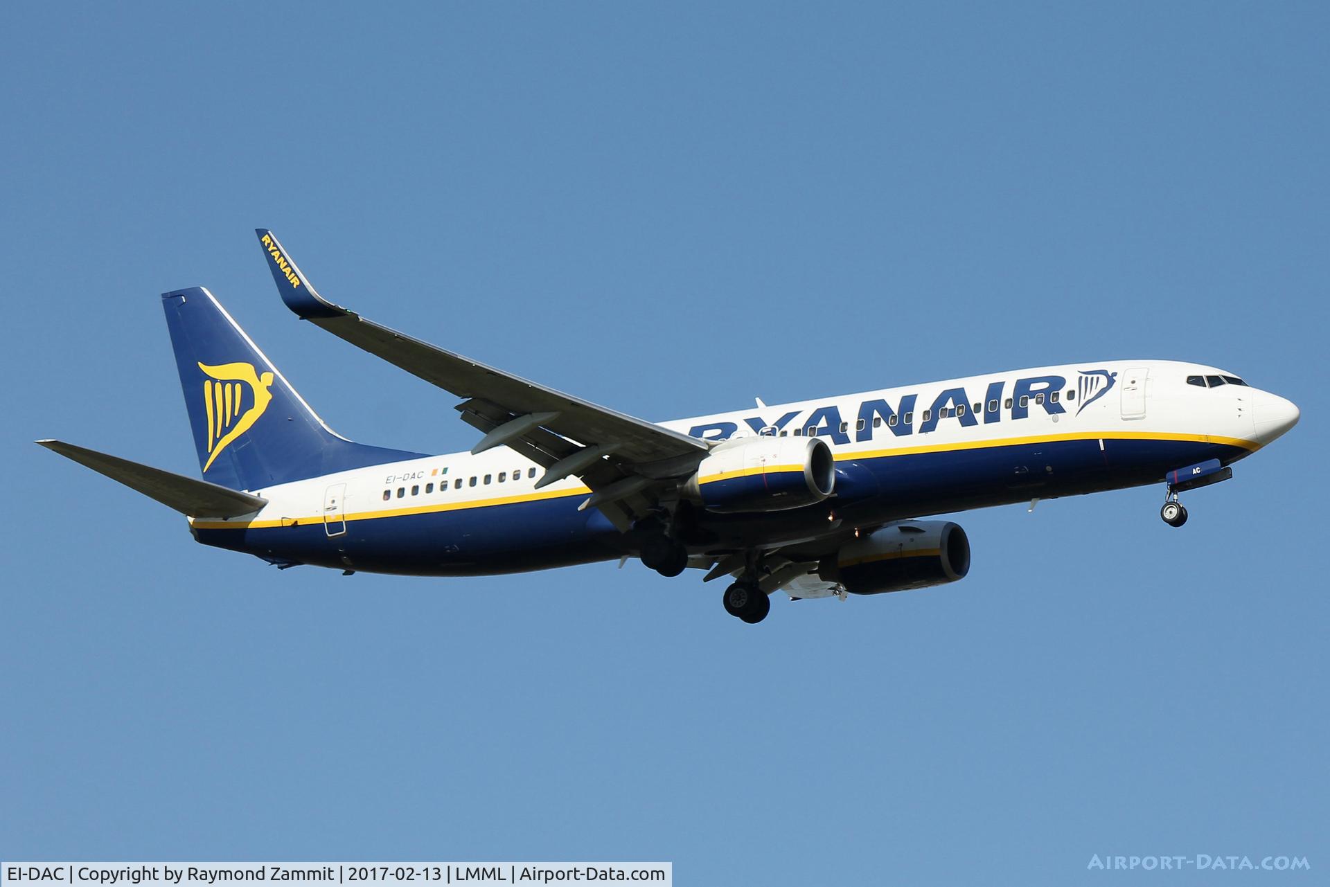 EI-DAC, 2002 Boeing 737-8AS C/N 29938, B737-800 EI-DAC Ryanair