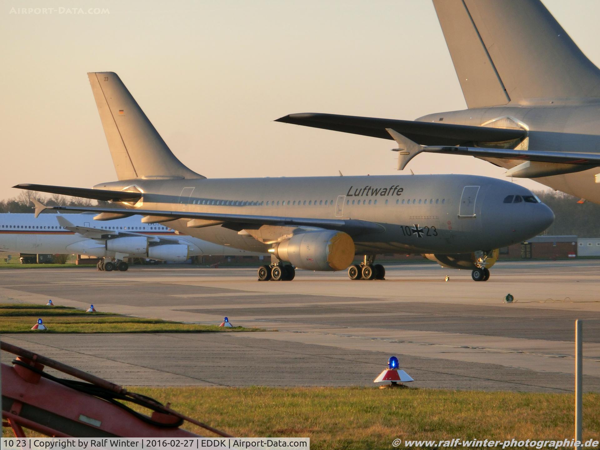 10 23, 1989 Airbus A310-304 C/N 503, Airbus A310-304 - GAF German Air Force 'Kurt Schumacher' - 503 - 10+23 - 27.02.2016 - CGN