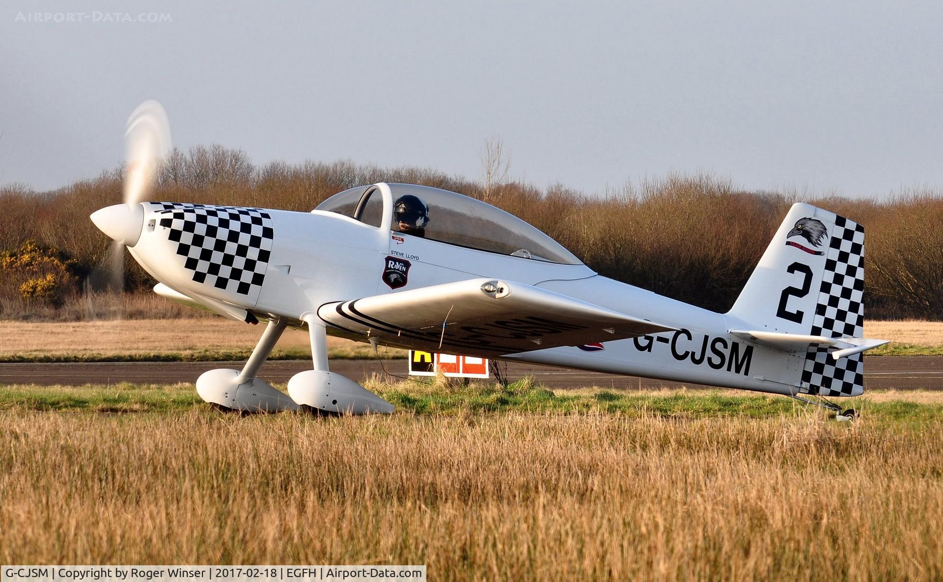 G-CJSM, 2016 Vans RV-8 C/N LAA 303-15296, Resident RV-8, Raven 2 in the six-ship Team Raven formation for the 2017 display season.