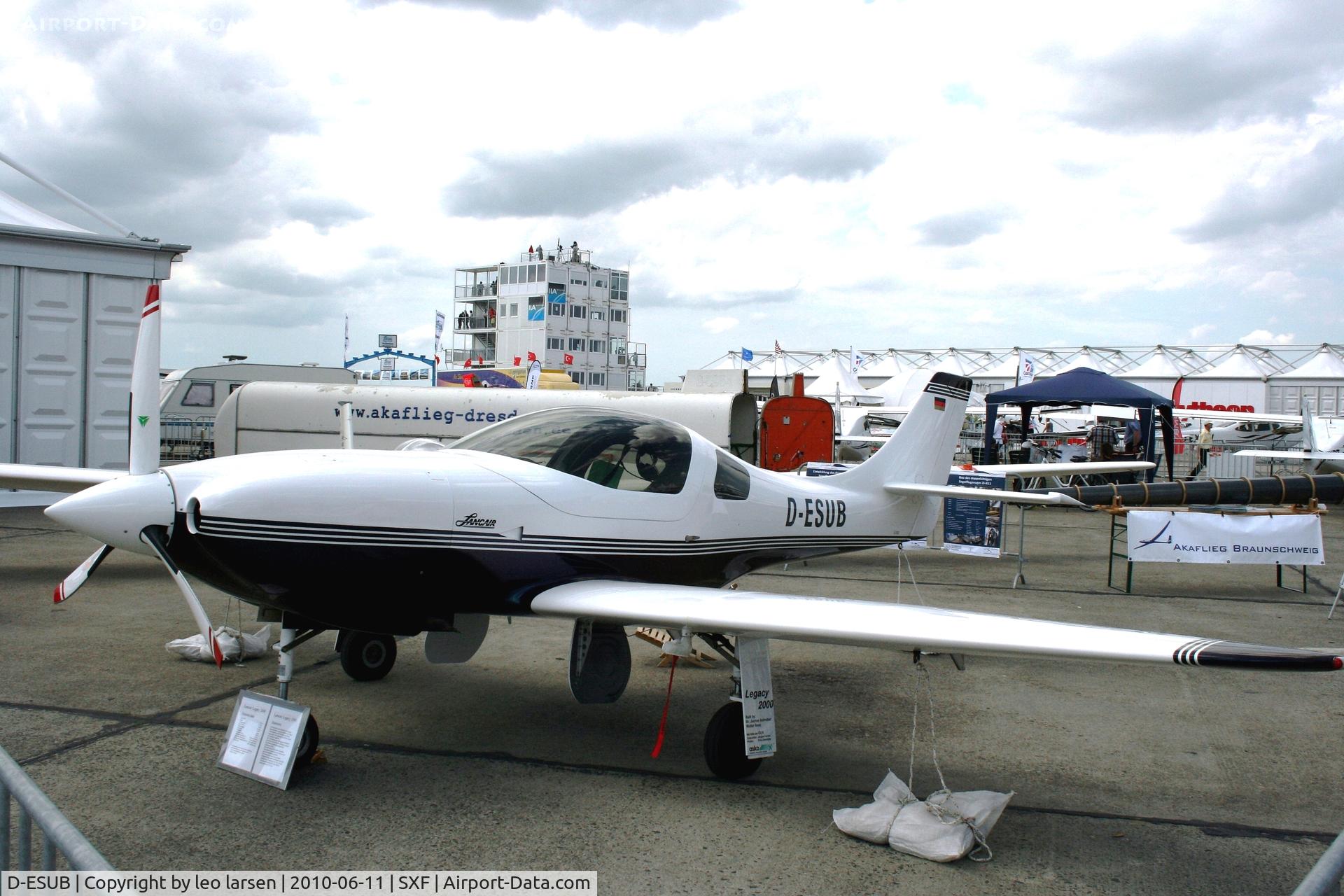 D-ESUB, Lancair Legacy 2000 C/N L2K-183, Berlin Air Show 11.6.2010
