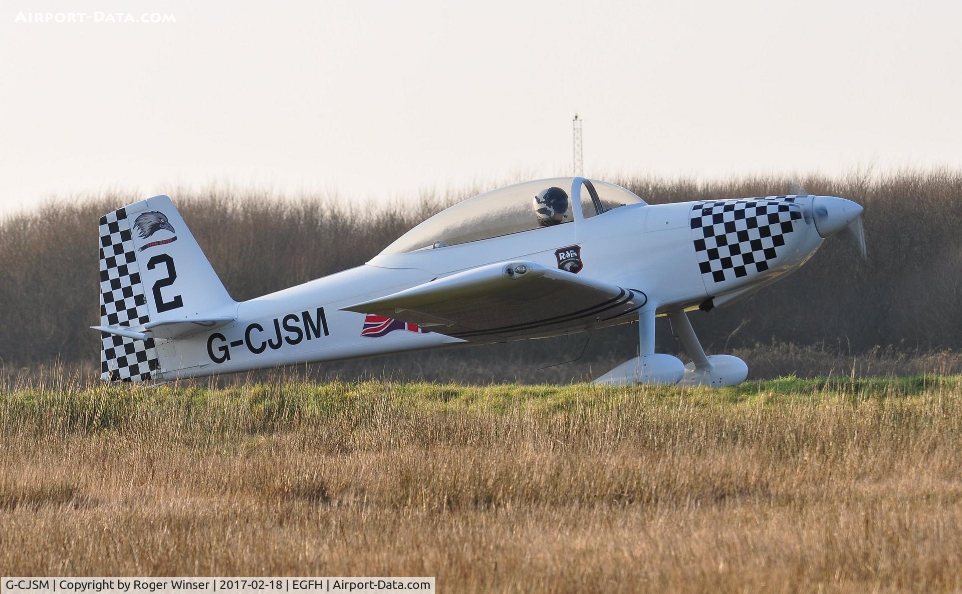 G-CJSM, 2016 Vans RV-8 C/N LAA 303-15296, Resident RV-8, Raven 2 in the six-ship Team Raven formation for the 2017 display season.