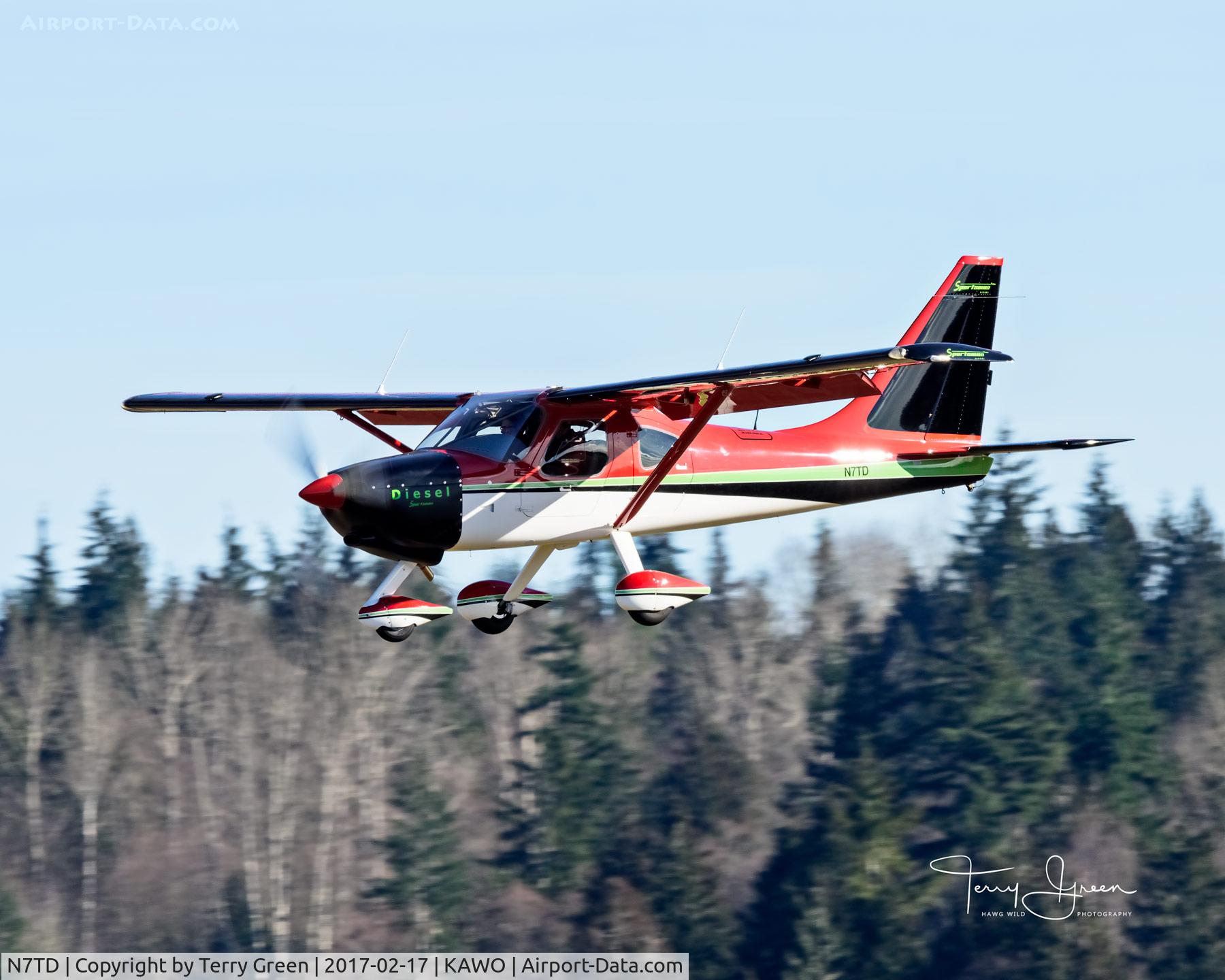 N7TD, 2014 Glasair GS-2 Sportsman C/N 7371, KAWO