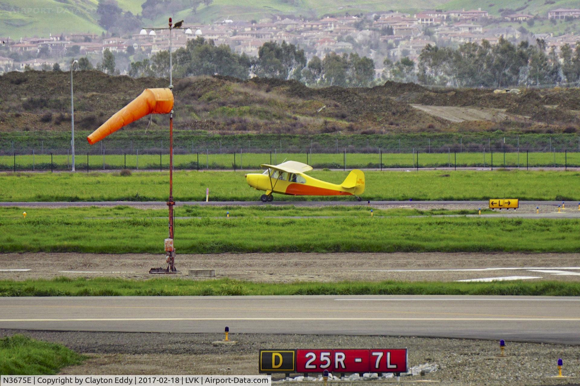 N3675E, 1947 Aeronca 7AC Champion C/N 7AC-6985, Livermore Airport California 2017.