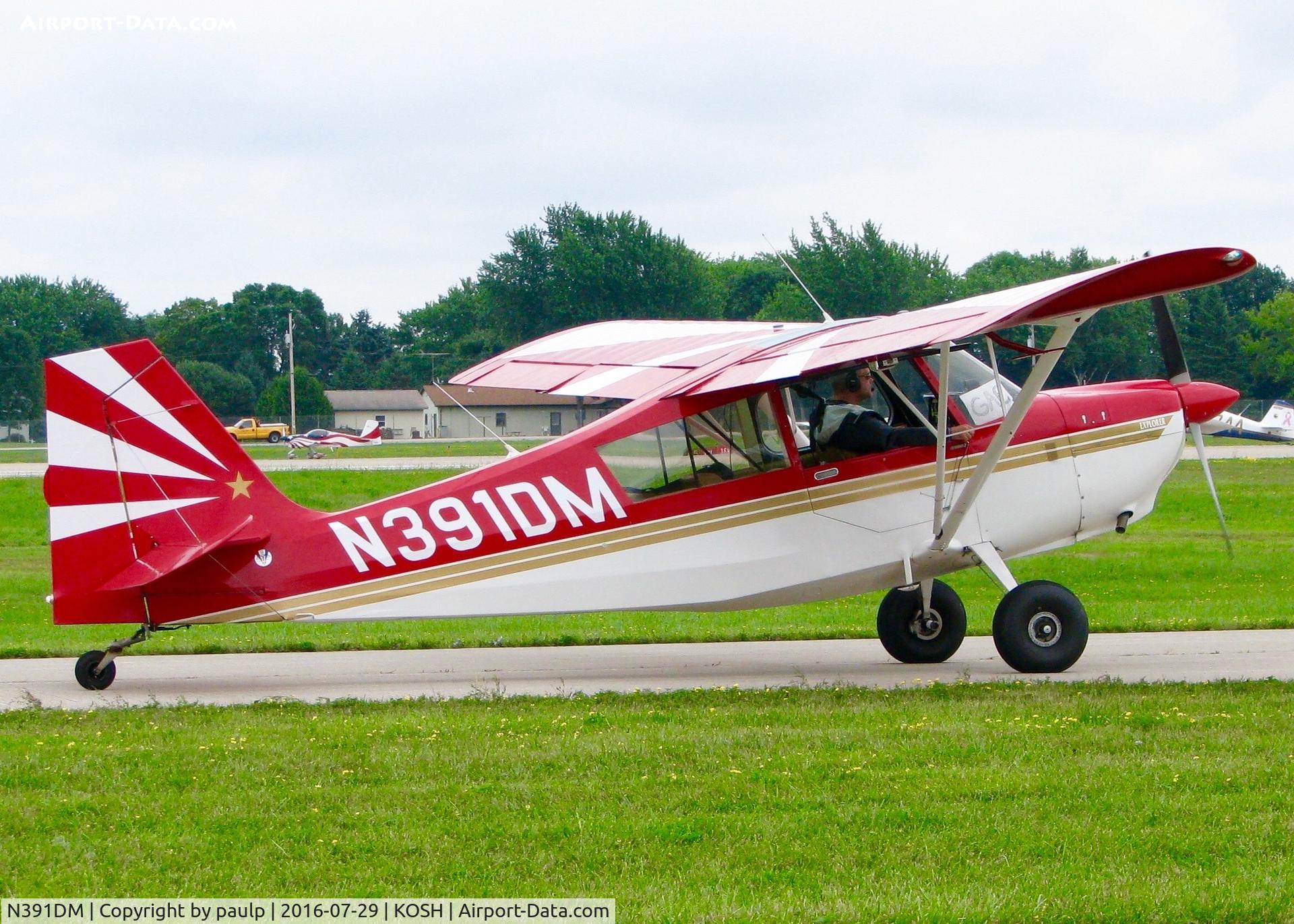 N391DM, 2000 American Champion 7GCBC C/N 1302-2000, At Oshkosh.