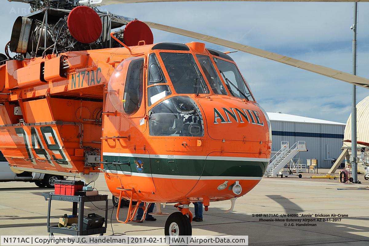 N171AC, Erickson S64F C/N 64090, Maintenance time.