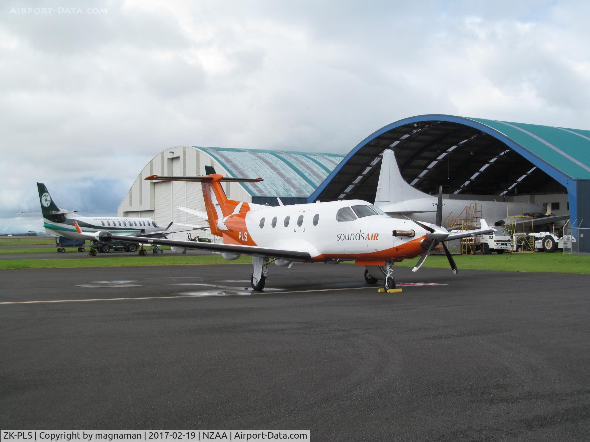 ZK-PLS, 2000 Pilatus PC-12/45 C/N 363, nice visitor from south island