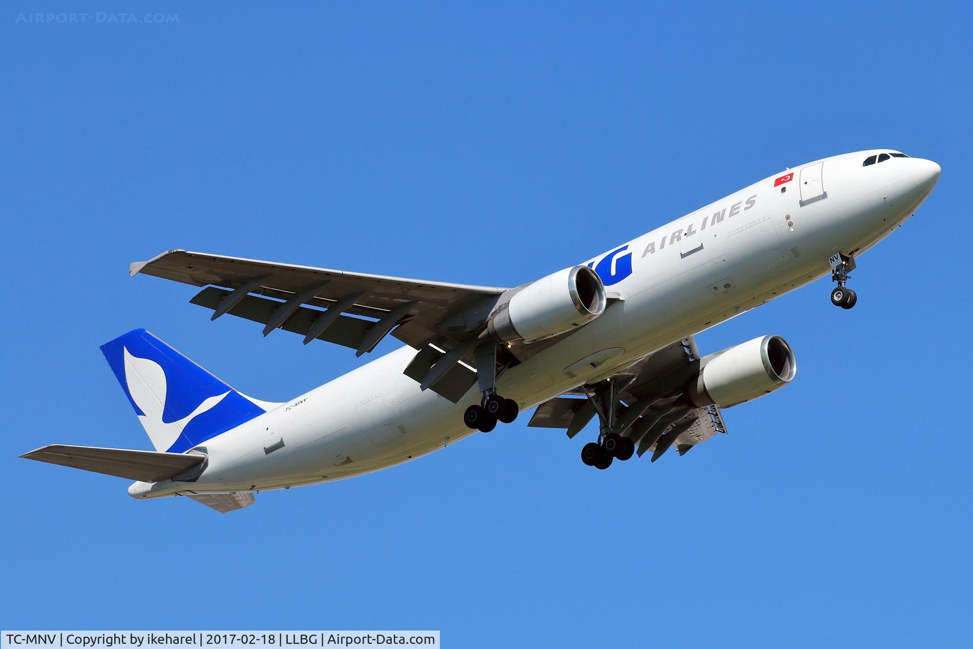 TC-MNV, 1995 Airbus A300C4-605R C/N 758, Cargo flight from Istanbul.