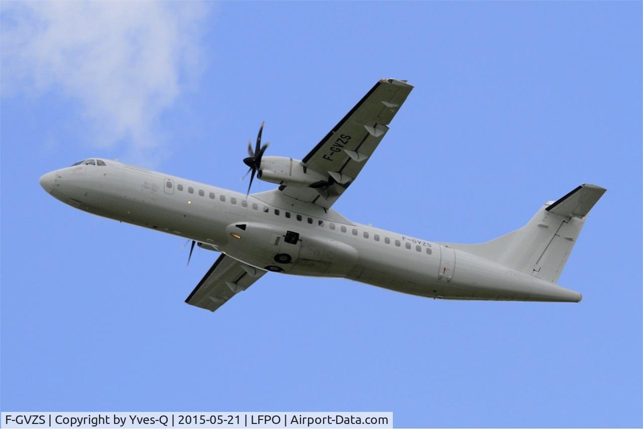 F-GVZS, 2007 ATR 72-212A C/N 761, ATR 72-212A, Take off rwy 24, Paris-Orly airport (LFPO-ORY)
