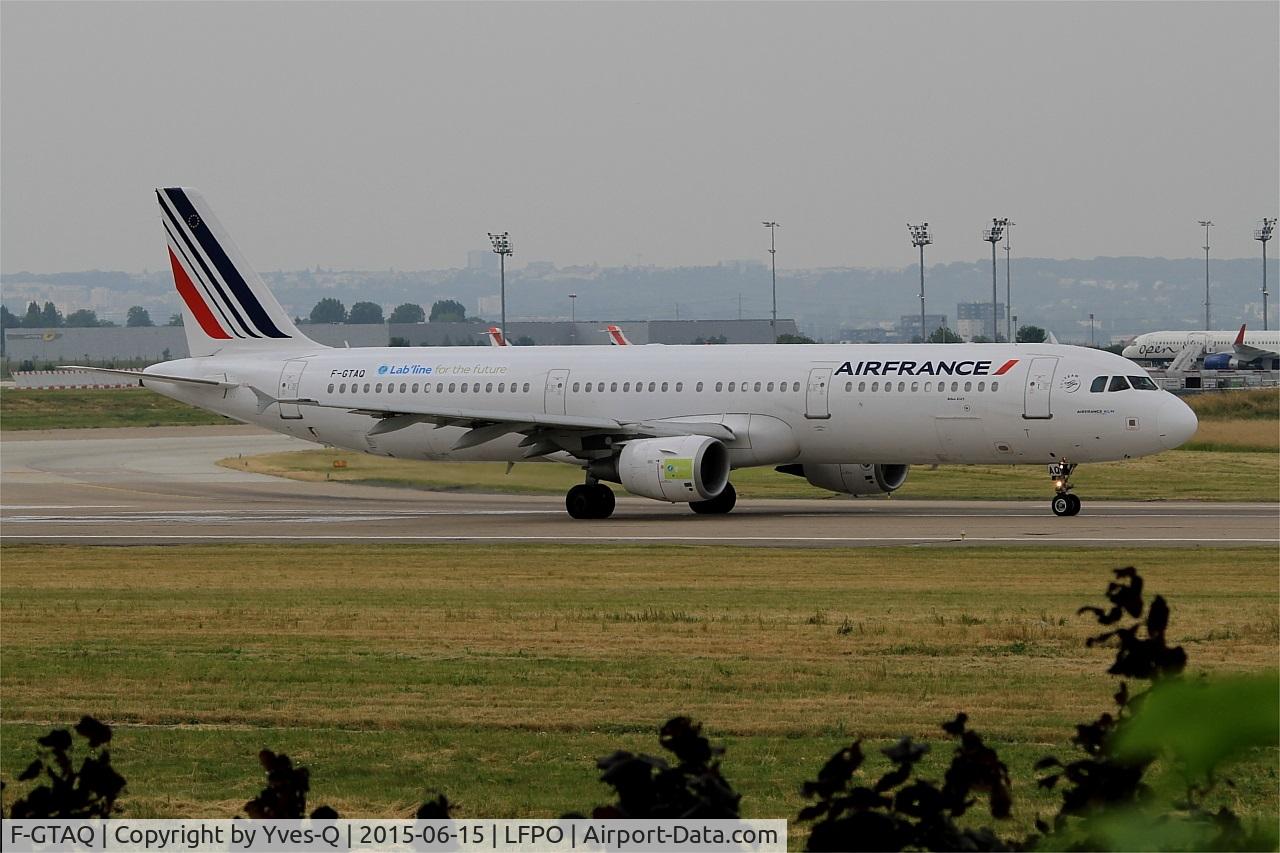 F-GTAQ, 2008 Airbus A321-211 C/N 3399, Airbus A321-211, Ready to take off rwy 08, Paris-Orly airport (LFPO-ORY)