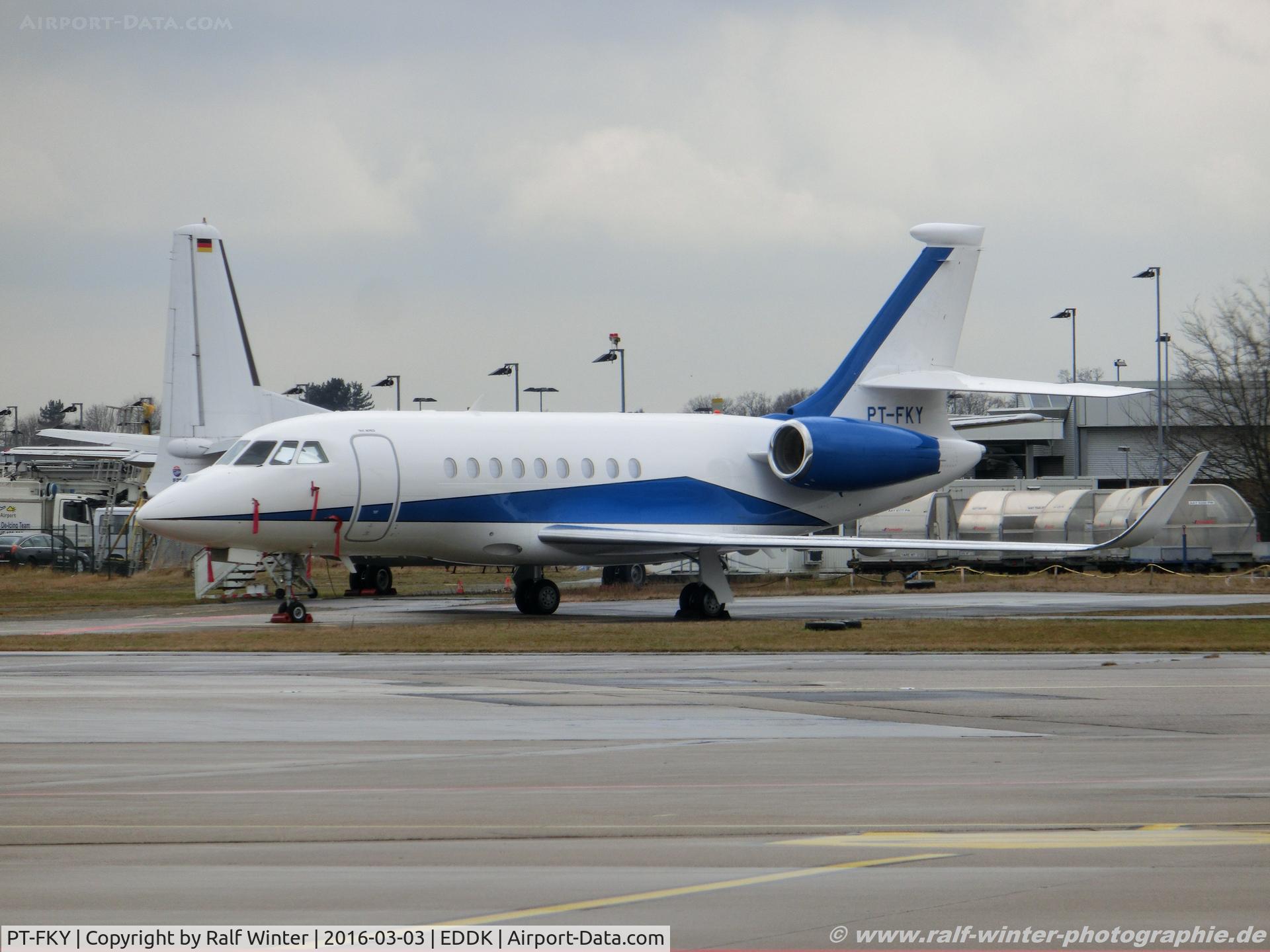 PT-FKY, 2014 Dassault Falcon 2000LX C/N 280, Dassault Falcon 2000EX - Goose Taxi Aereo Ltda - 280 - PT-FKY - 03.03.2016 - CGN