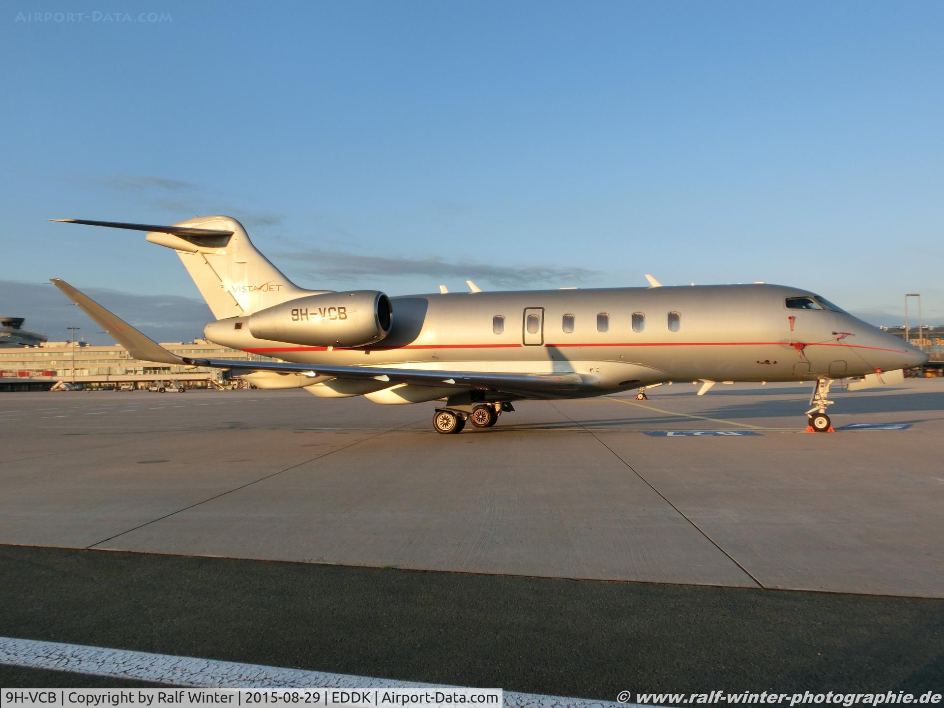 9H-VCB, 2014 Bombardier Challenger 300 (BD-100-1A10) C/N 20514, Bombardier BD-100-1A10 Challenger 350 - VJT VistaJet -20514 - 9H-VCB - 29.08.2015 - CGN