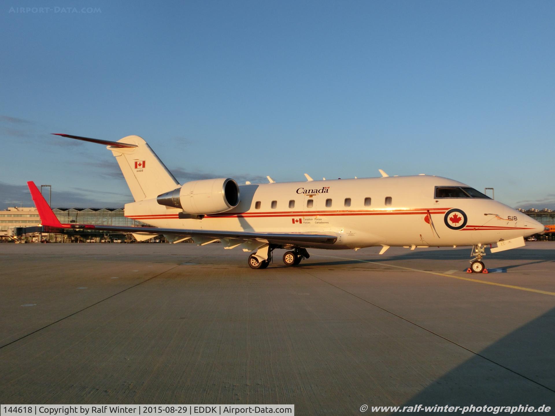 144618, 2002 Bombardier Challenger 604 (CL-600-2B16) C/N 5535, Bombardier CL-600-2B16 Challenger 604 - CFC Canadian Forces - 5535 - 144618 - 29.08.2015 - CGN