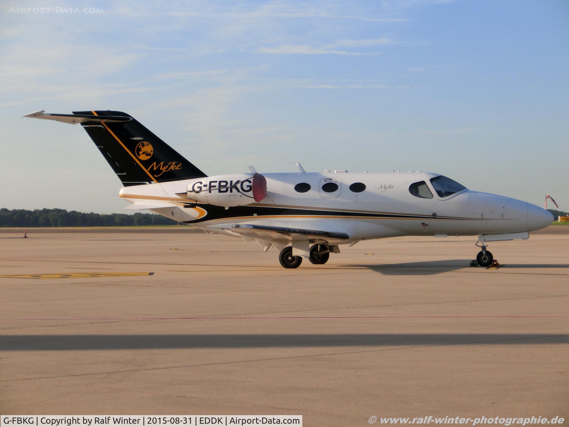 G-FBKG, 2010 Cessna 510 Citation Mustang Citation Mustang C/N 510-0361, Cessna 510 Citation Mustang - BKK Blink Ltd Camberlery GU - 510-0361 - G-FBKG - 31.08.2015 - CGN