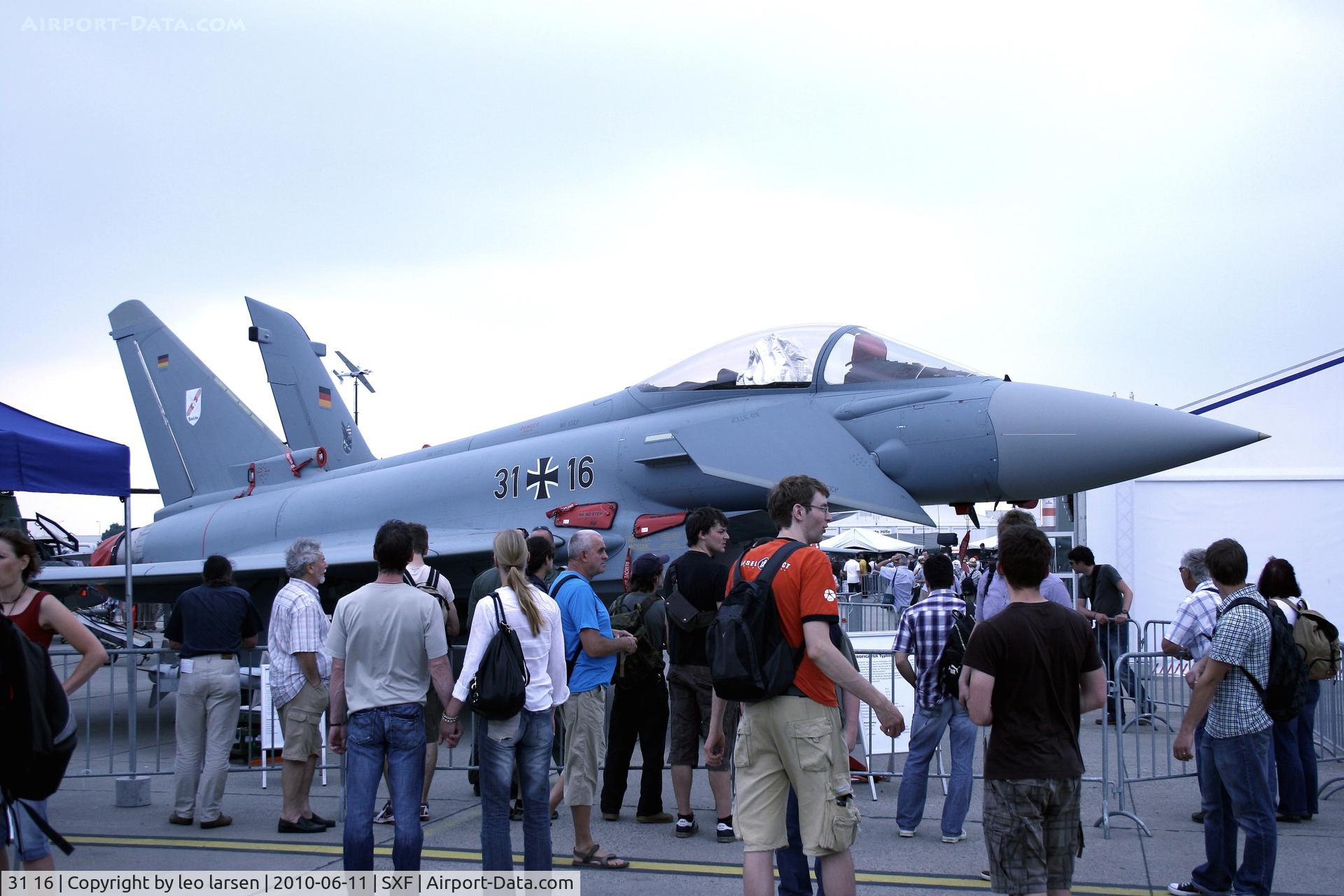 31 16, Eurofighter EF-2000 Typhoon S C/N AS009, Berlin Air Show 11.6.2010