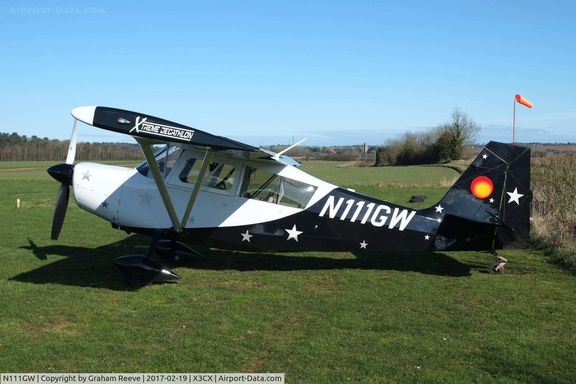 N111GW, 2013 American Champion 8KCAB Decathlon C/N 1123-2013, Parked at Northrepps.