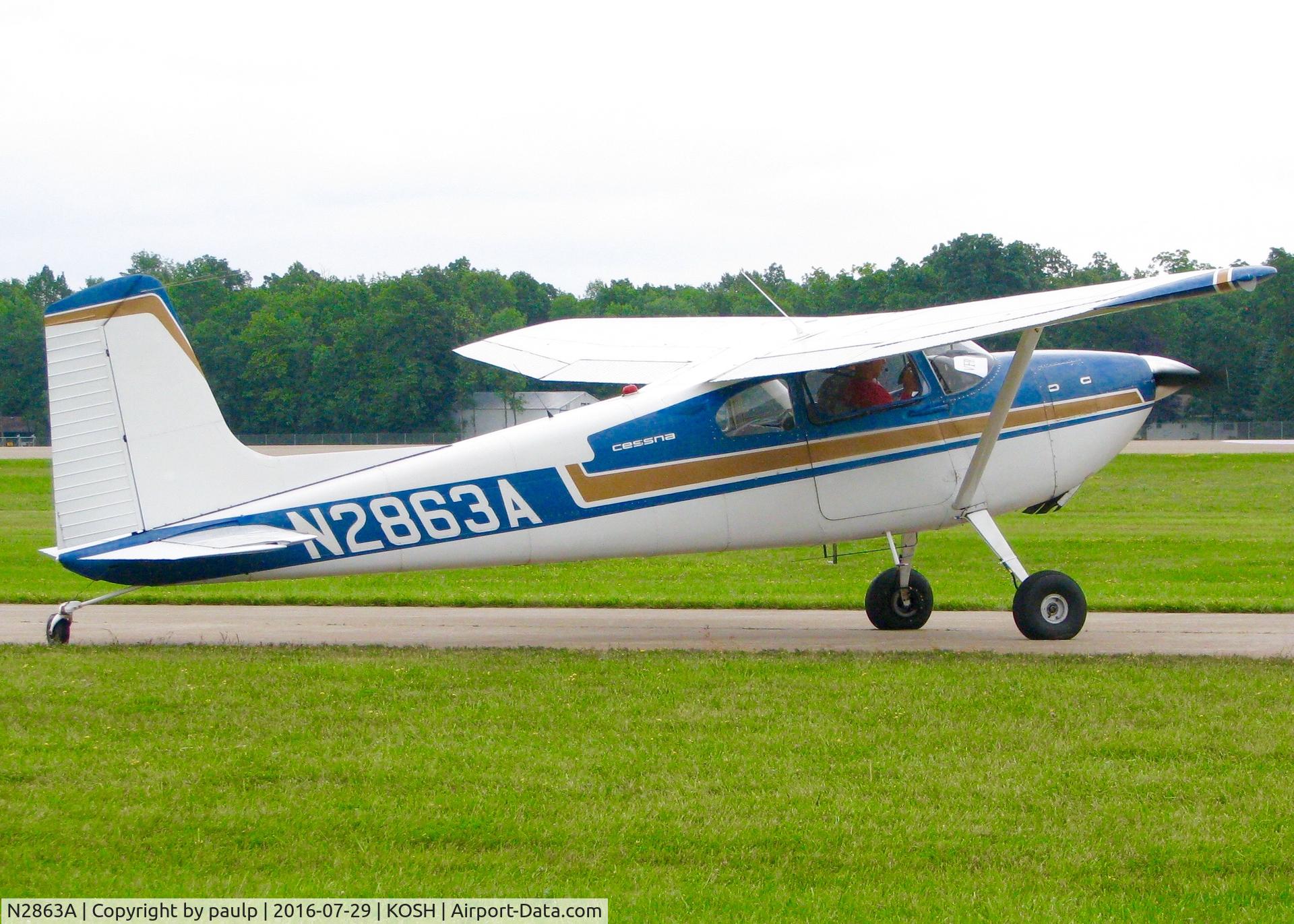 N2863A, 1953 Cessna 180 C/N 30063, At Oshkosh.