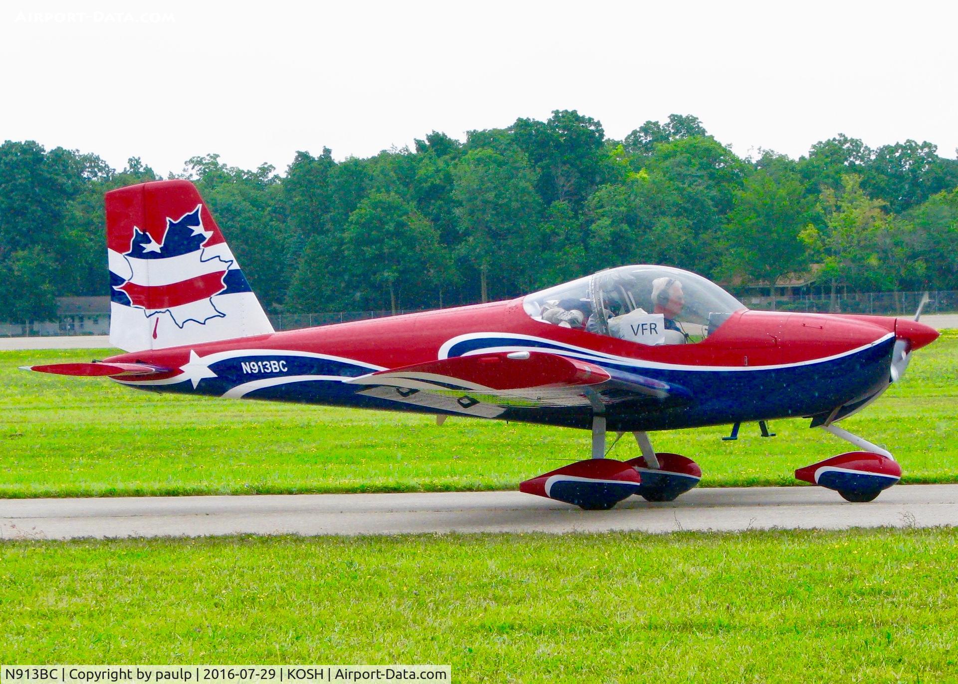 N913BC, 2013 Vans RV-12 C/N 120532, At Oshkosh.