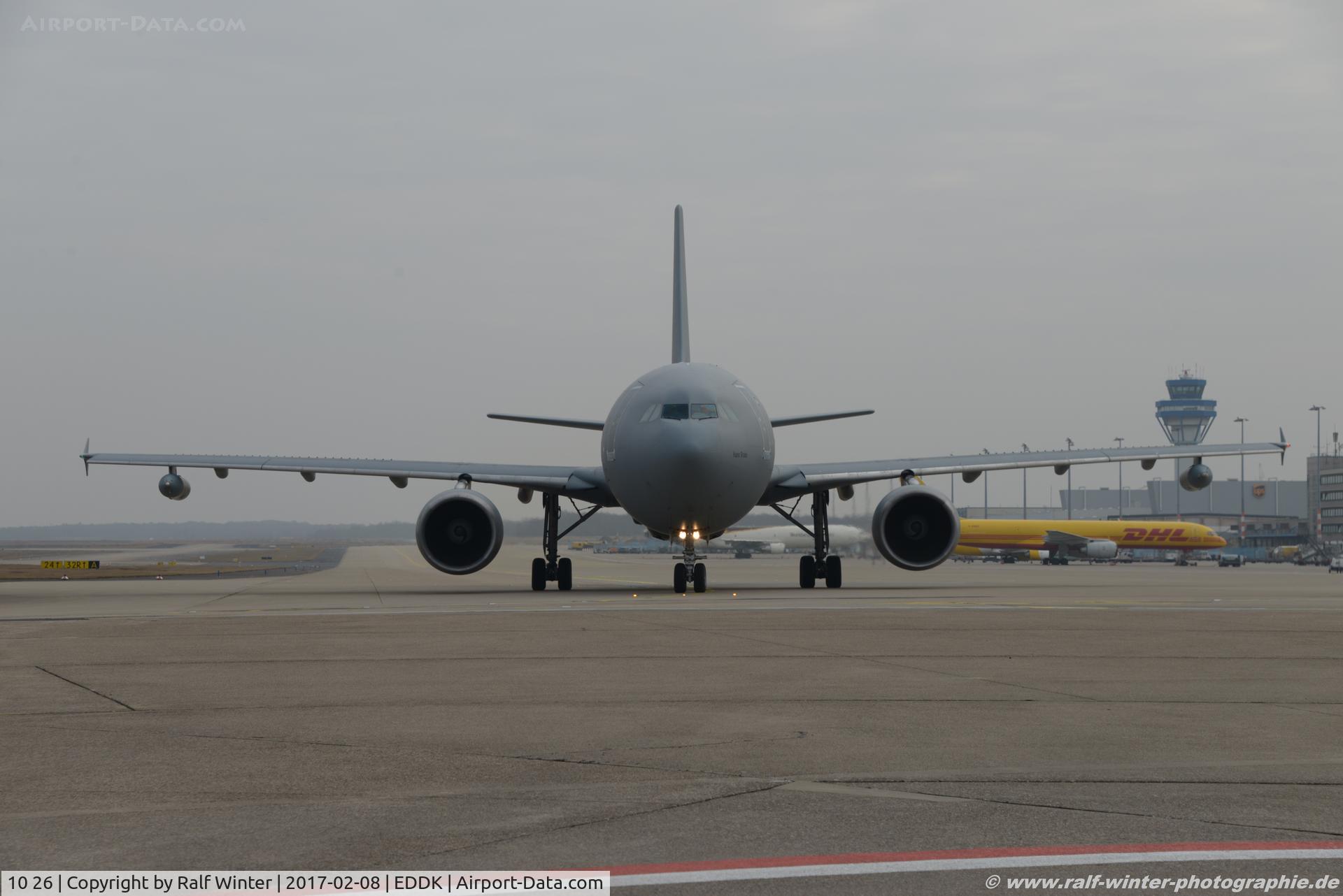10 26, 1989 Airbus A310-304/MRTT C/N 522, GAF German Air Force - 10+26 - 08.02.2017 - CGN