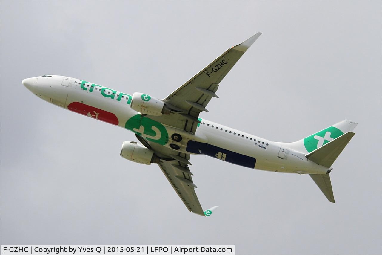 F-GZHC, 2008 Boeing 737-8K2 C/N 29651, Boeing 737-8K2, Take off rwy 24, Paris-Orly Airport (LFPO-ORY)