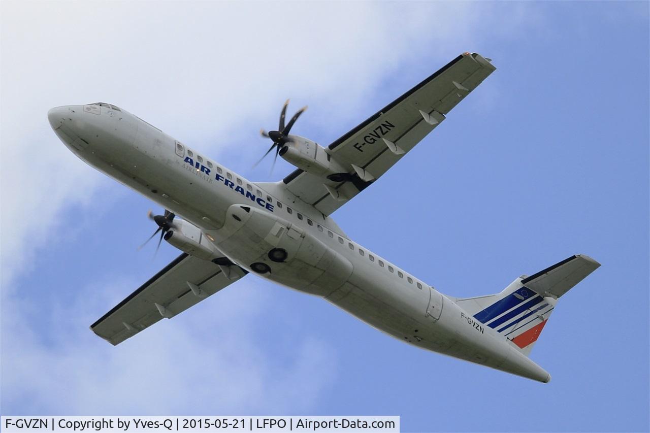 F-GVZN, 1998 ATR 72-212A C/N 563, ATR 72-212A, Take off Rwy 24, Paris-Orly Airport (LFPO-ORY)