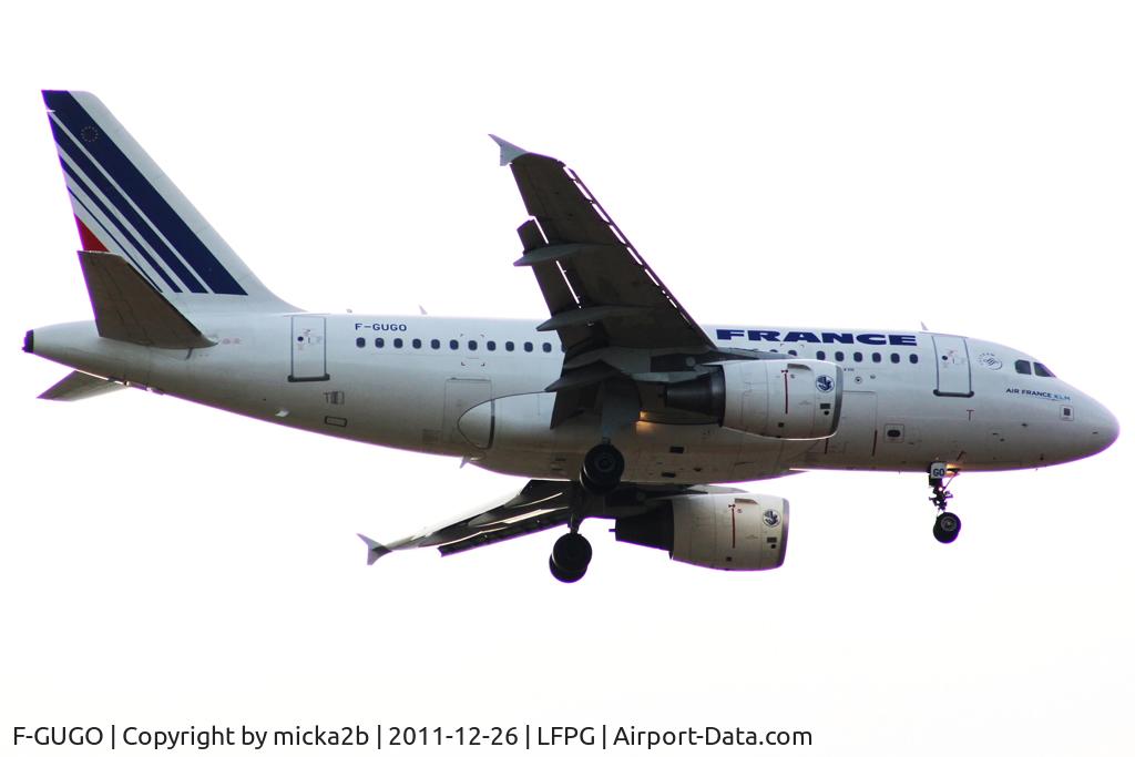 F-GUGO, 2006 Airbus A318-111 C/N 2951, Landing