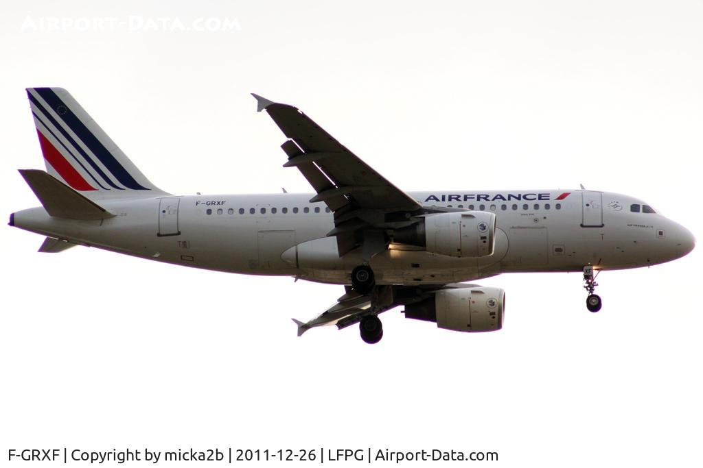 F-GRXF, 2003 Airbus A319-111 C/N 1938, Landing