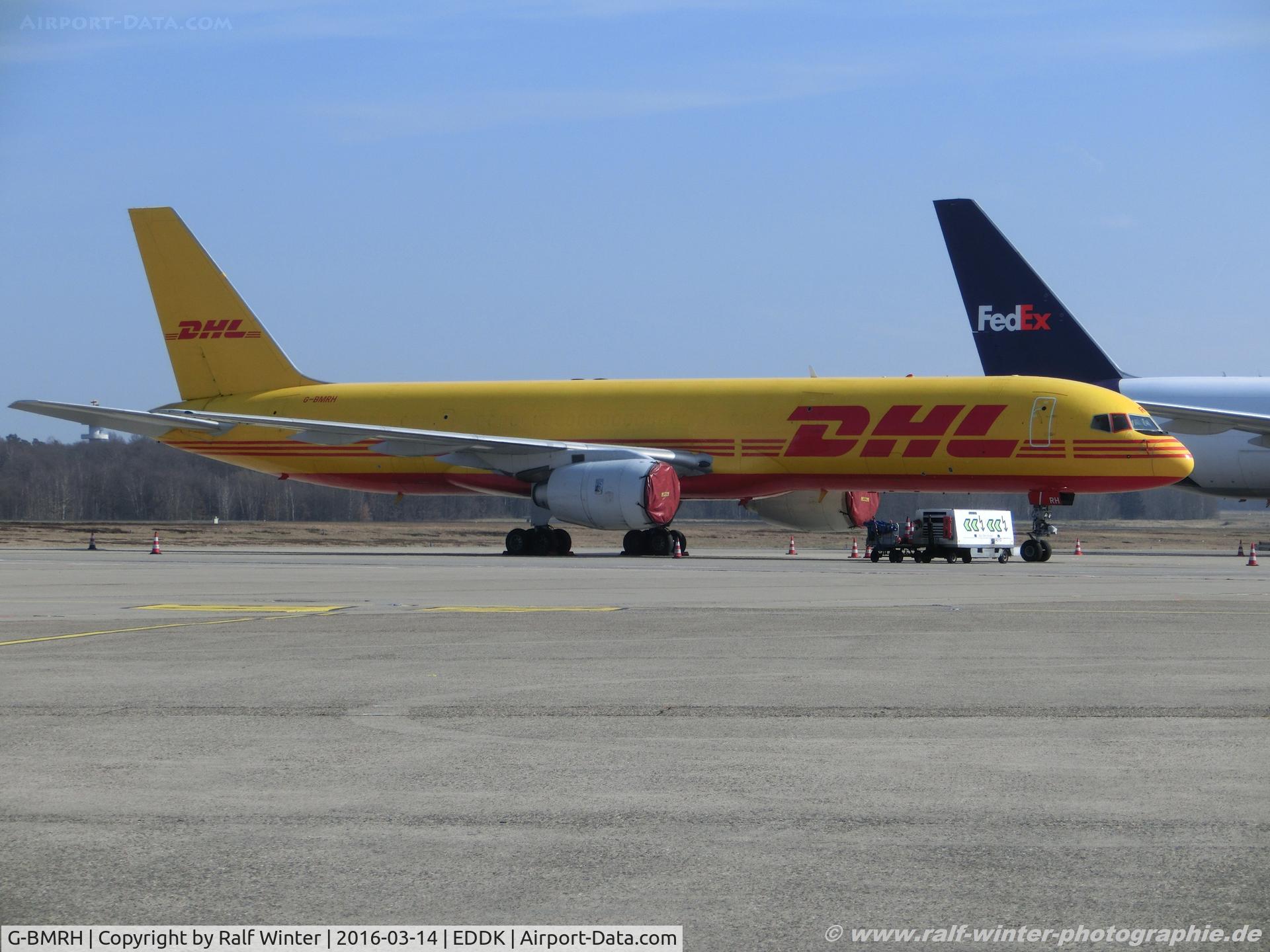 G-BMRH, 1988 Boeing 757-236/SF C/N 24266, Boeing 757-236F - Qy BCS European Air Transport DHL - 24266 - G-BMRH - 14.03.2016 - CGN