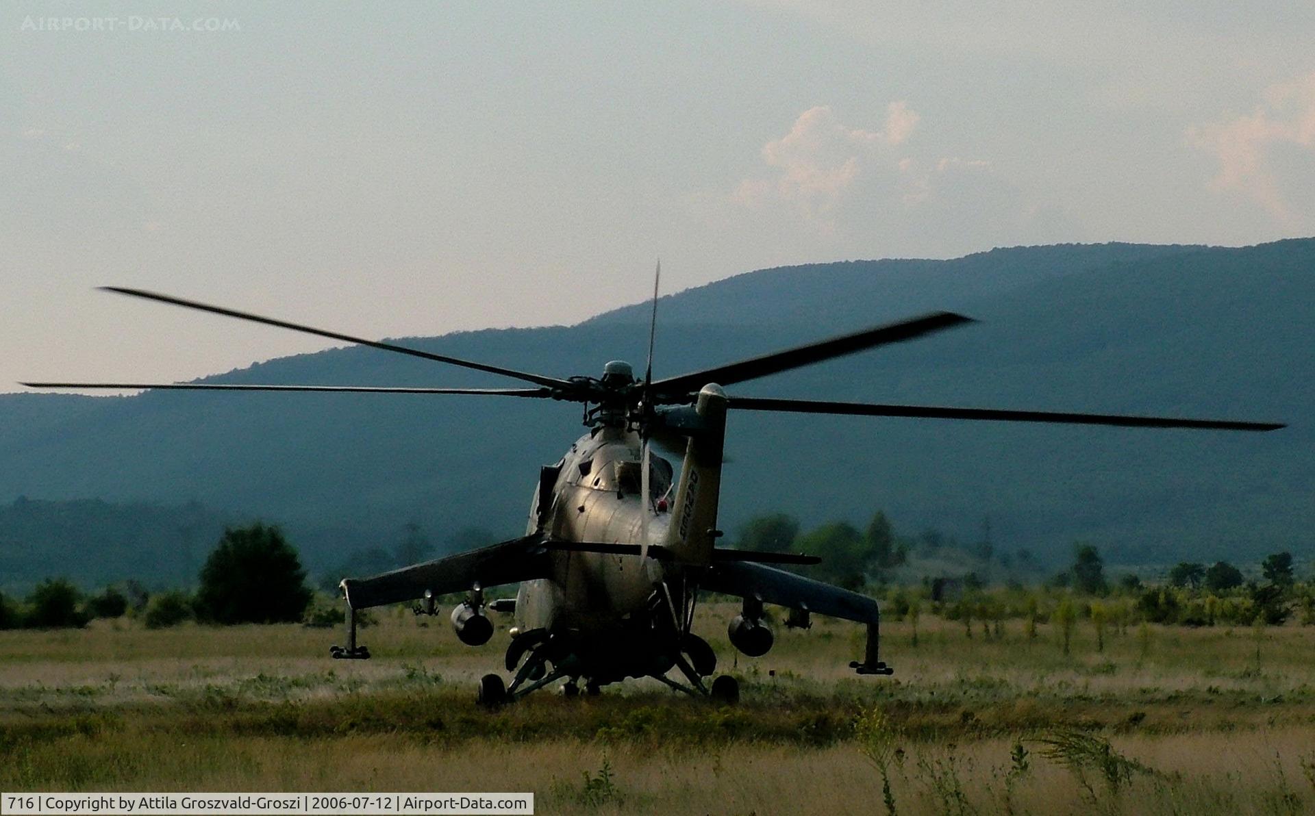 716, Mil Mi-24V Hind E C/N 220716, Jutas-Újmajor, Veszprém, Hungary