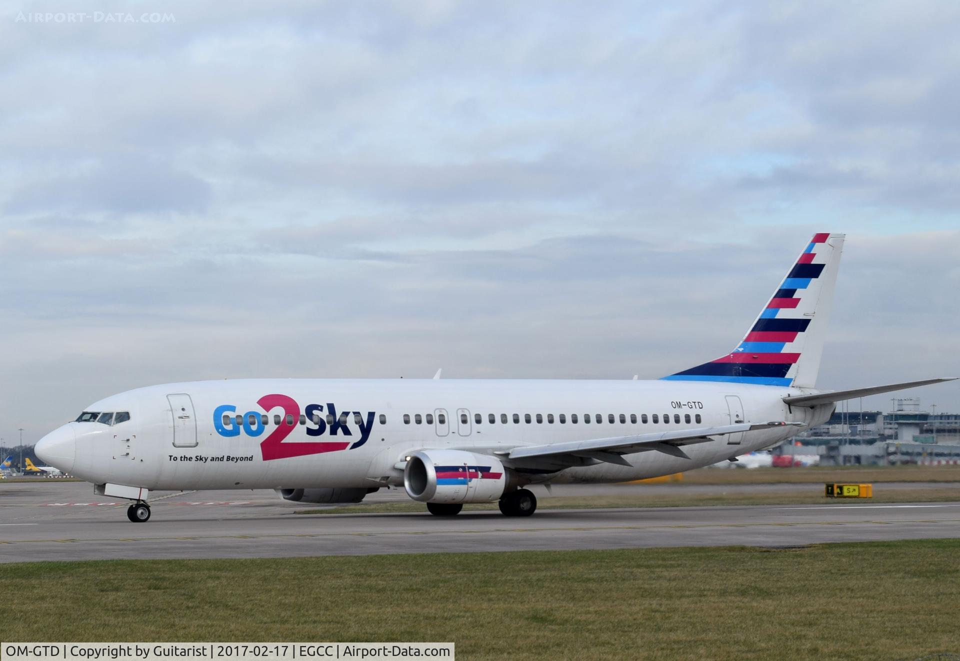 OM-GTD, 1993 Boeing 737-46J C/N 27171, At Manchester